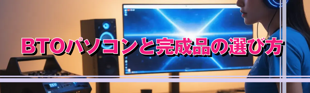 BTOパソコンと完成品の選び方