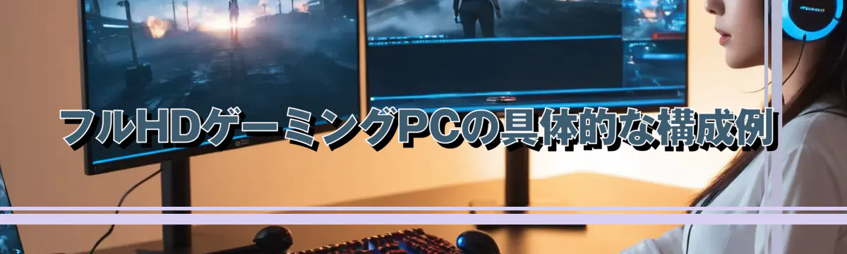 フルHDゲーミングPCの具体的な構成例