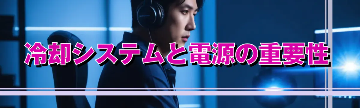 冷却システムと電源の重要性