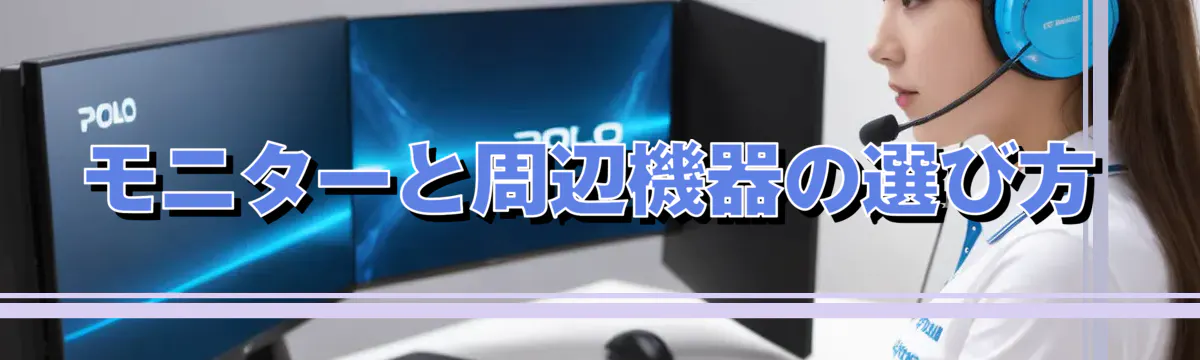 モニターと周辺機器の選び方
