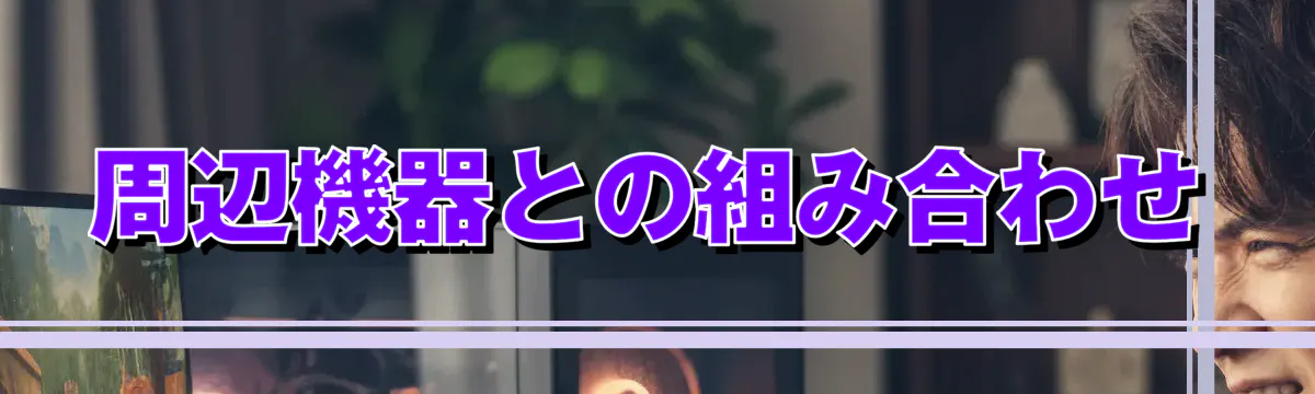 周辺機器との組み合わせ