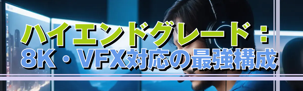 ハイエンドグレード：8K・VFX対応の最強構成