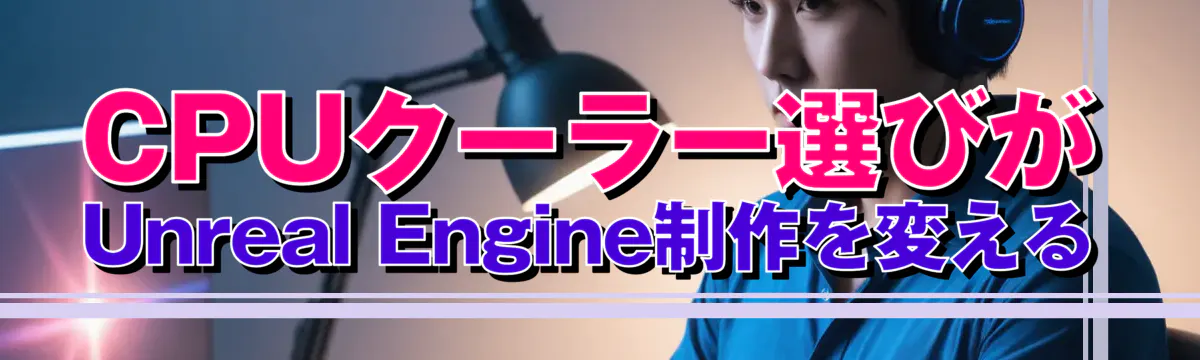 CPUクーラー選びがUnreal Engine制作を変える