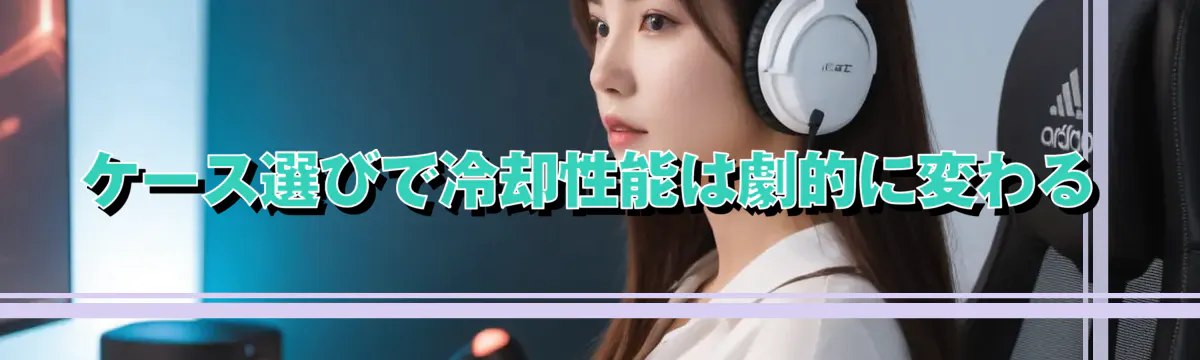 ケース選びで冷却性能は劇的に変わる