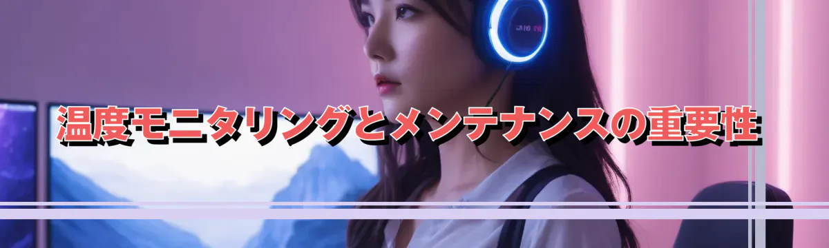 温度モニタリングとメンテナンスの重要性