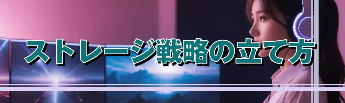 ストレージ戦略の立て方