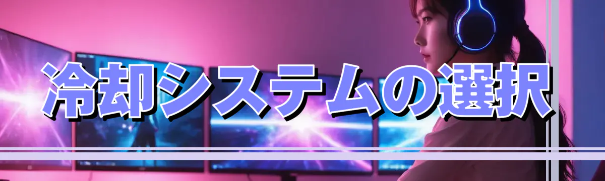 冷却システムの選択