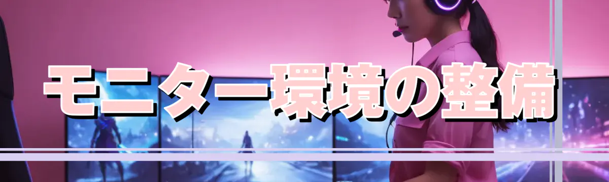 モニター環境の整備