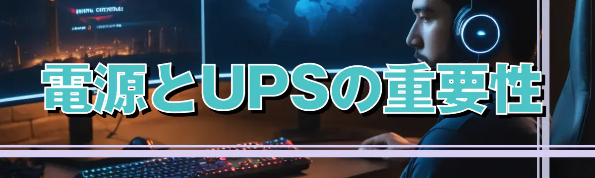 電源とUPSの重要性