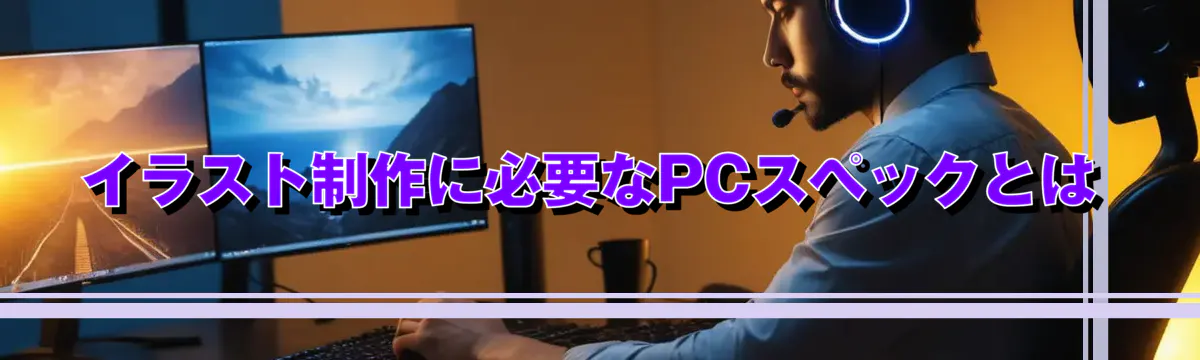 イラスト制作に必要なPCスペックとは