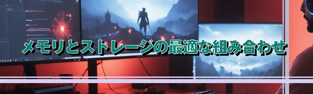 メモリとストレージの最適な組み合わせ