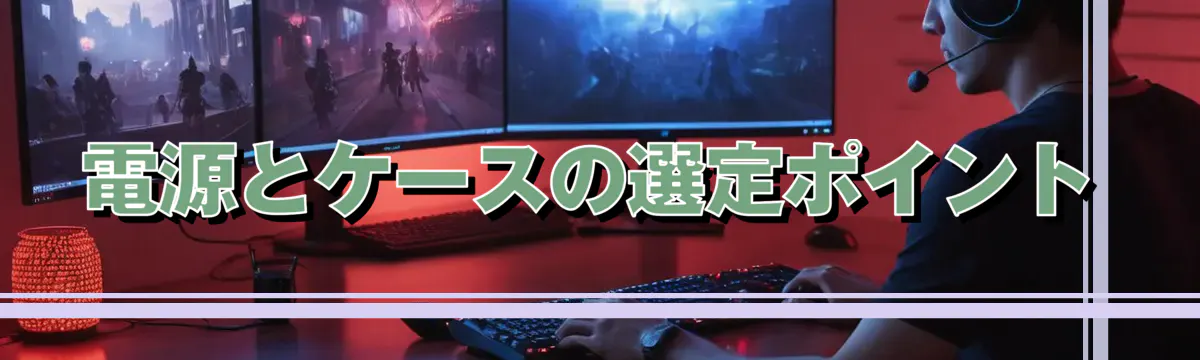 電源とケースの選定ポイント