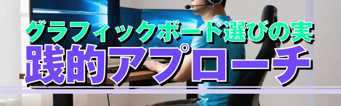 グラフィックボード選びの実践的アプローチ