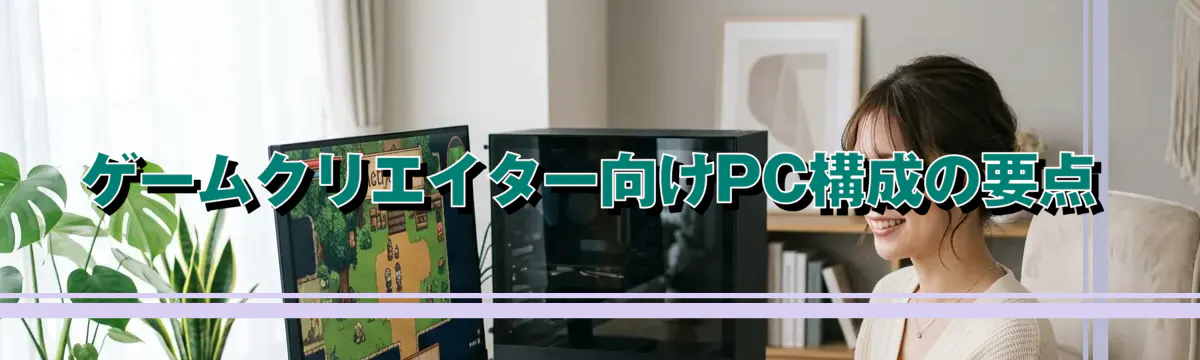 ゲームクリエイター向けPC構成の要点