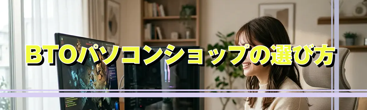 BTOパソコンショップの選び方