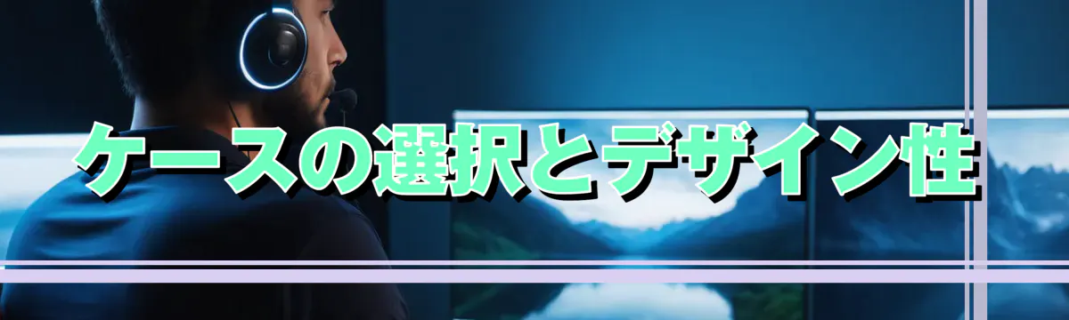 ケースの選択とデザイン性