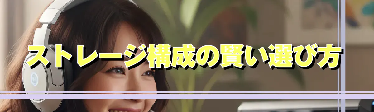 ストレージ構成の賢い選び方