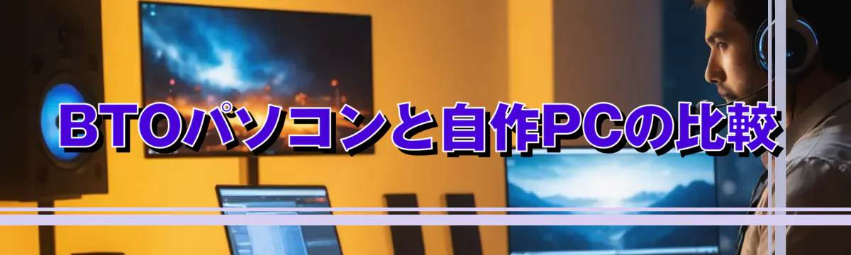 BTOパソコンと自作PCの比較