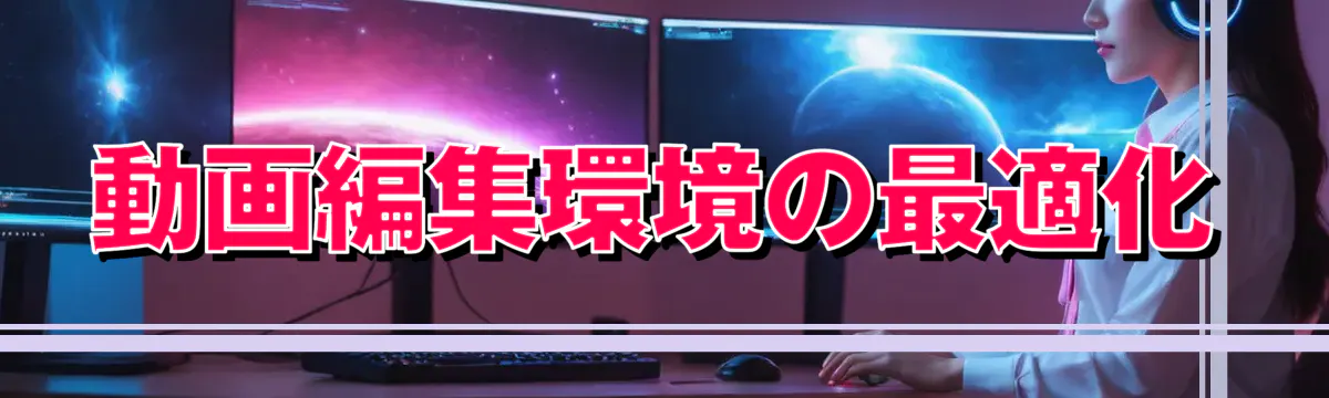動画編集環境の最適化