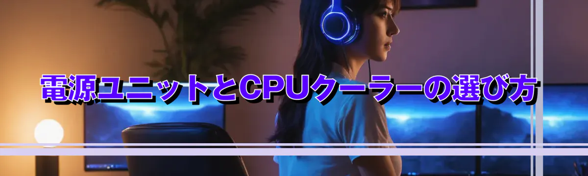 電源ユニットとCPUクーラーの選び方