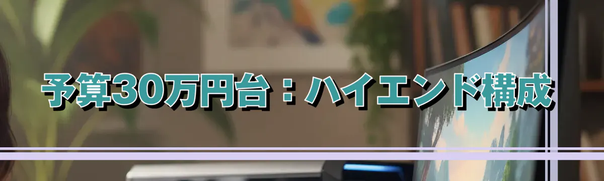 予算30万円台:ハイエンド構成