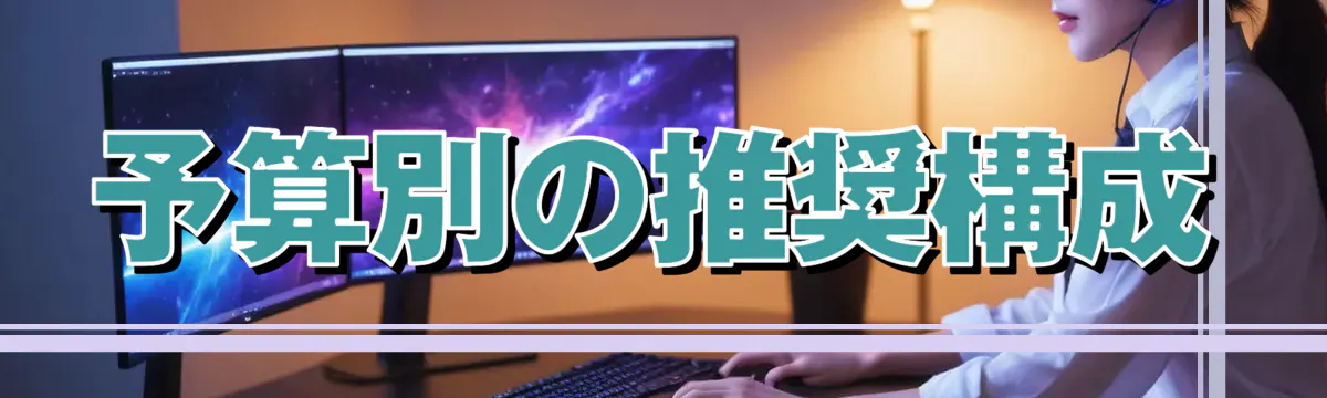 予算別の推奨構成