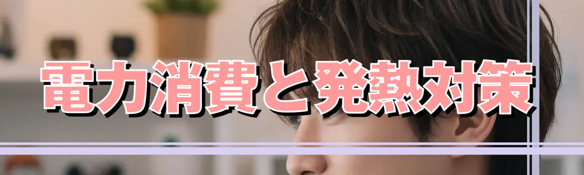 電力消費と発熱対策