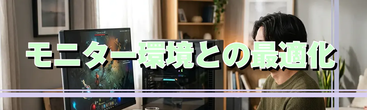 モニター環境との最適化