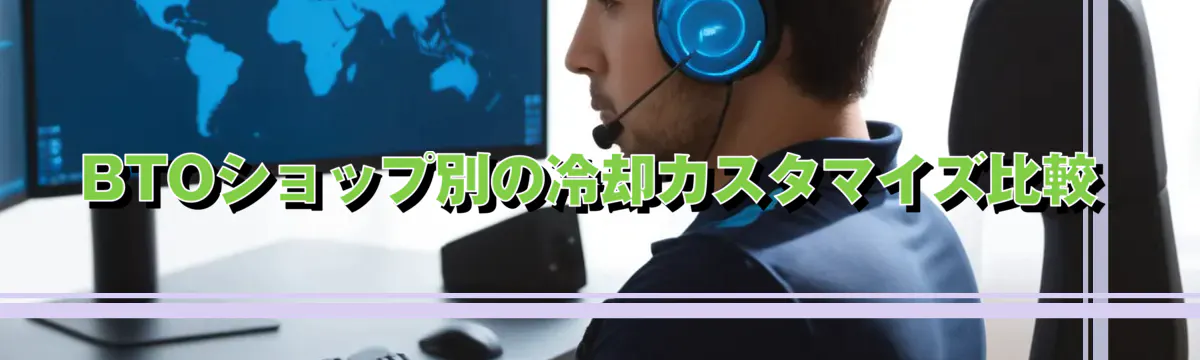 BTOショップ別の冷却カスタマイズ比較