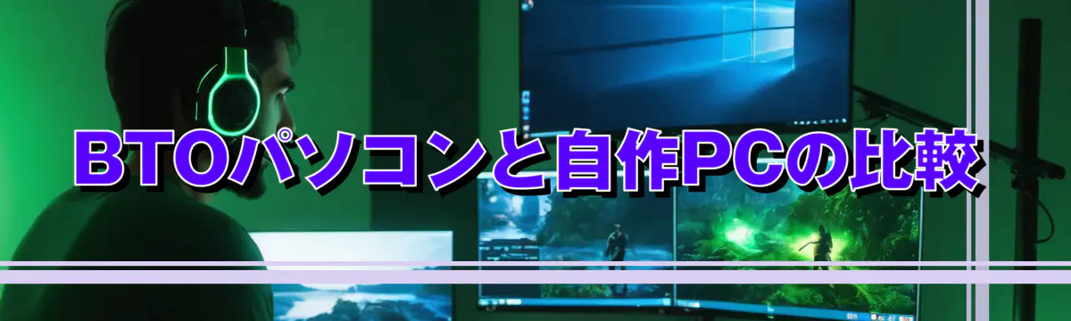 BTOパソコンと自作PCの比較