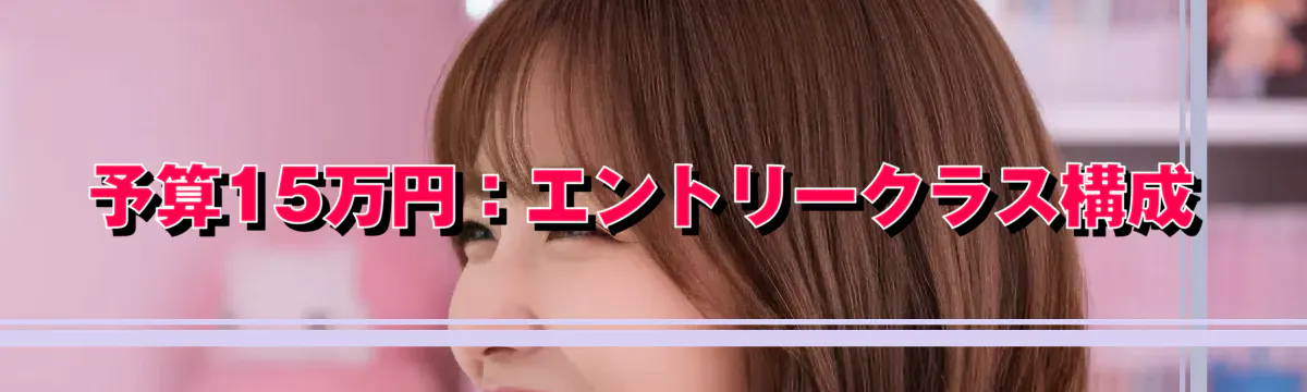 予算15万円:エントリークラス構成