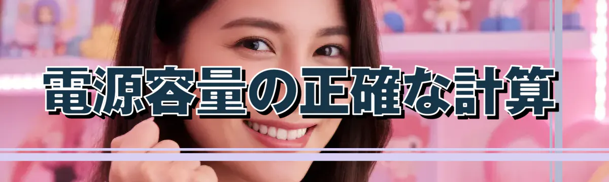 電源容量の正確な計算