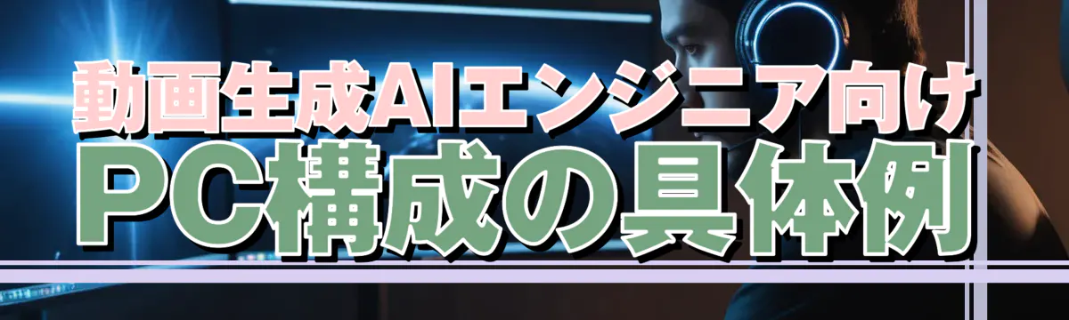 動画生成AIエンジニア向けPC構成の具体例