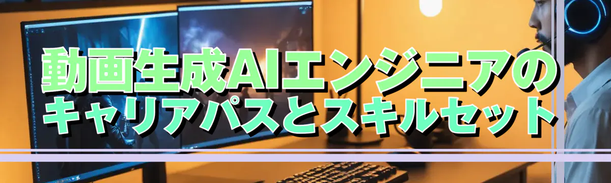 動画生成AIエンジニアのキャリアパスとスキルセット