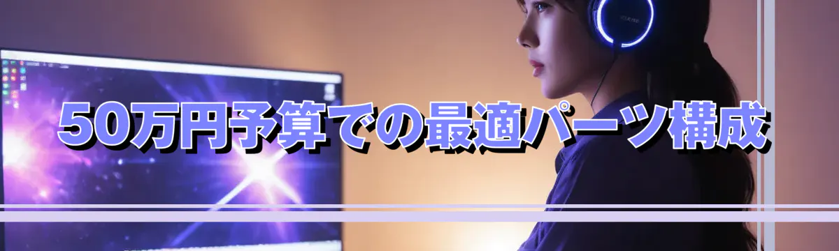 50万円予算での最適パーツ構成