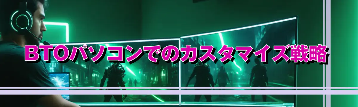 BTOパソコンでのカスタマイズ戦略