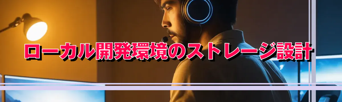 ローカル開発環境のストレージ設計