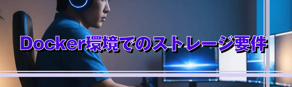 Docker環境でのストレージ要件