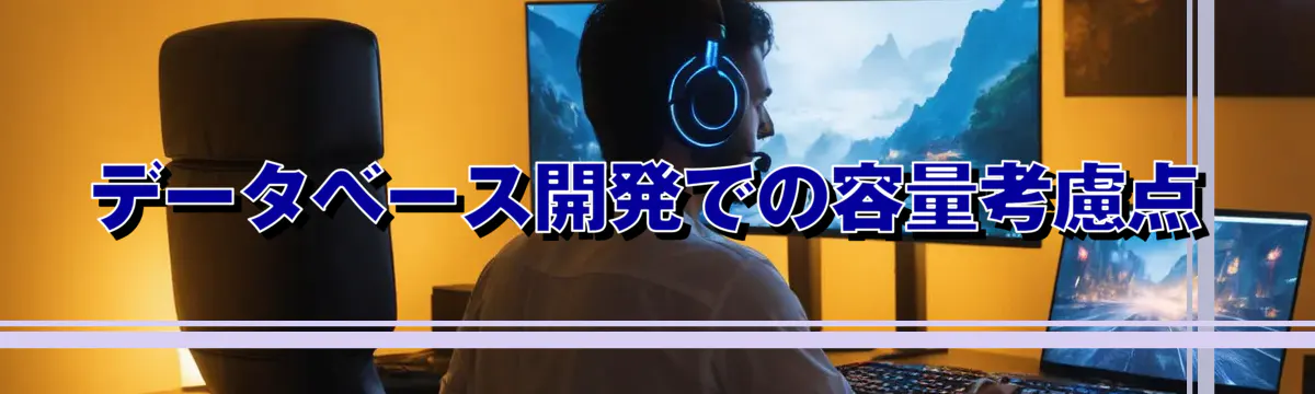 データベース開発での容量考慮点
