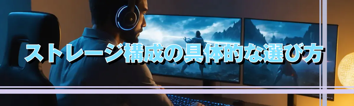 ストレージ構成の具体的な選び方