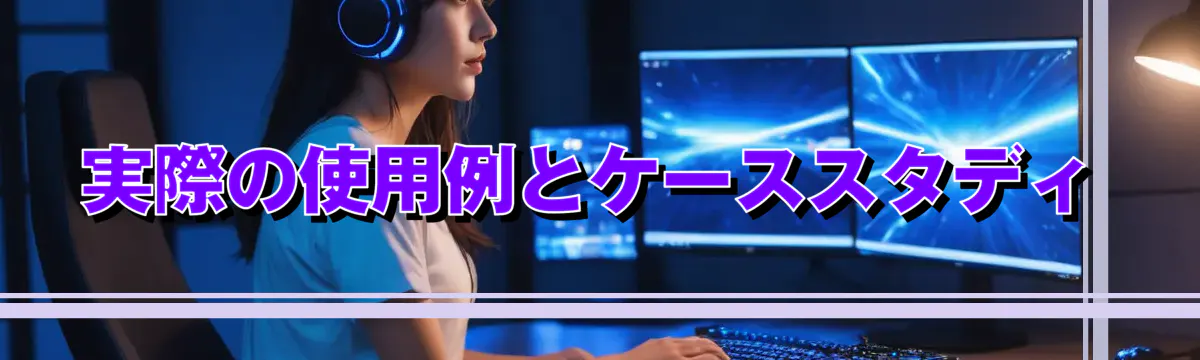 実際の使用例とケーススタディ