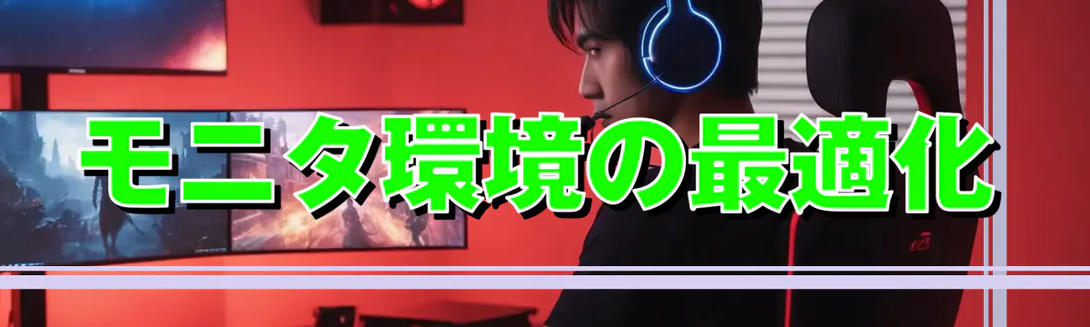 モニタ環境の最適化
