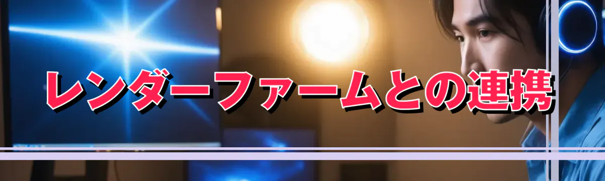 レンダーファームとの連携