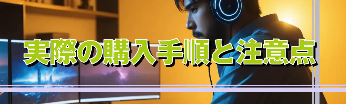 実際の購入手順と注意点
