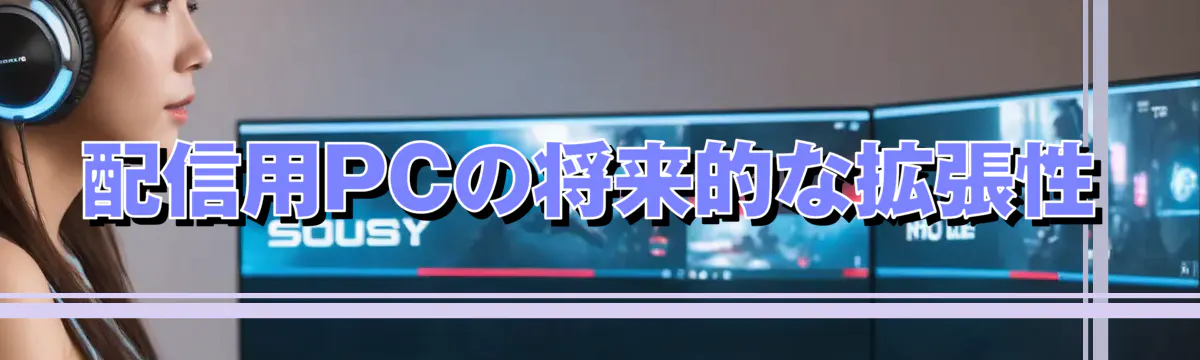 配信用PCの将来的な拡張性