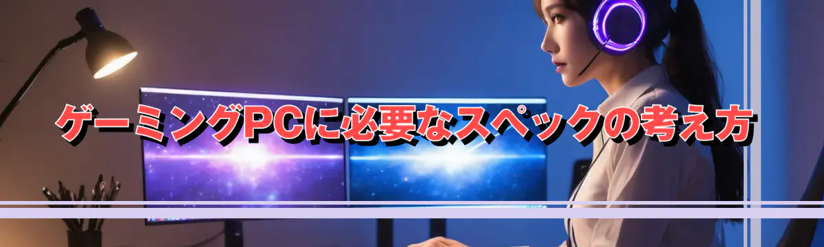 ゲーミングPCに必要なスペックの考え方