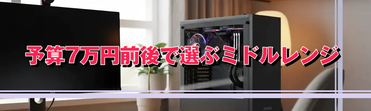 予算7万円前後で選ぶミドルレンジ
