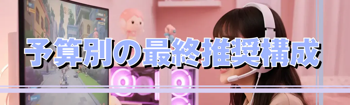予算別の最終推奨構成