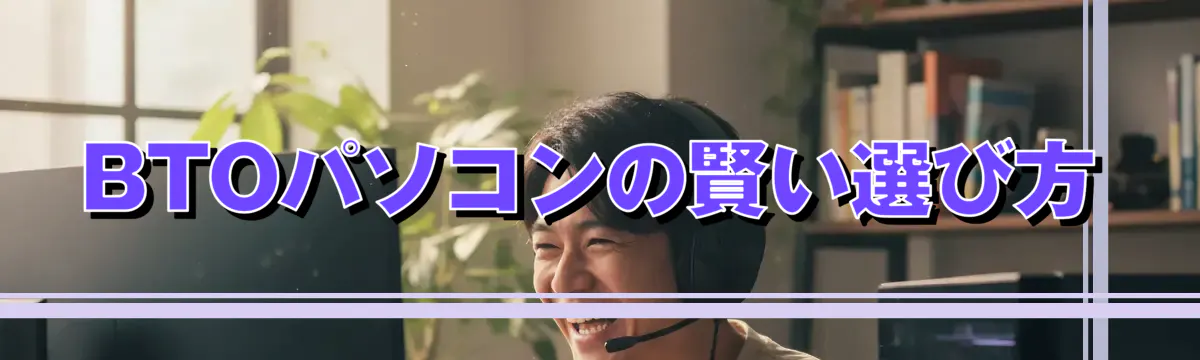 BTOパソコンの賢い選び方