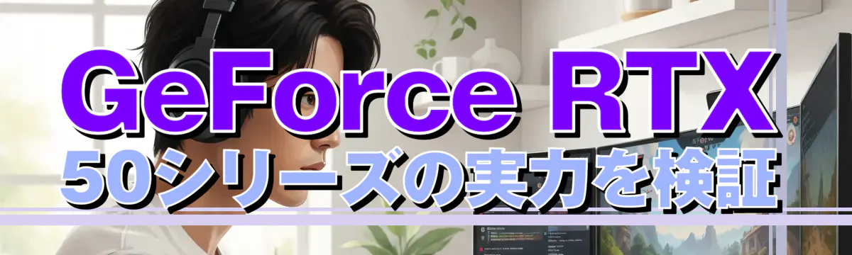GeForce RTX 50シリーズの実力を検証